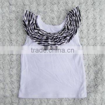 Wholesale Fashion Kids Blouse Sleeveless Plain t Shirt for Baby photo-3
