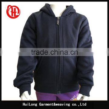 Children apparel winter boys plain hoodies