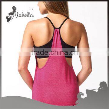 Custom Blank Women Fitness Tank Tops Sport Running Singlet photo-2