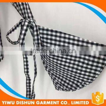 Women Latest Design Custom Embroidery Check Long Sleeve Shirt photo-3