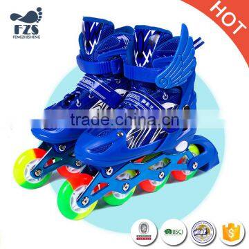 2017 Adjustable Skate Flashing Kids Roller Shoes Wholesale photo-4