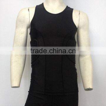 Padded Compression Protective Sport Short Sleeves T Shirt