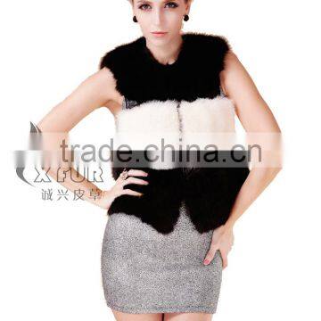 CX-G-B-115C European Fashion Genuine Fox Fur Vest photo-6