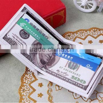 Funny Banknotes Shaped Free Sample Recyclable Durable PU Wallet photo-4