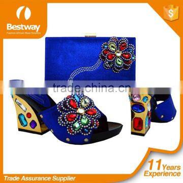 African Design Shoes Matching Bag Lady Shoe & Matching Bag HOT Sale photo-2