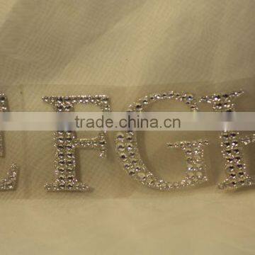 3D Glitter Crystal Stone Letters Laptop Stickers photo-6