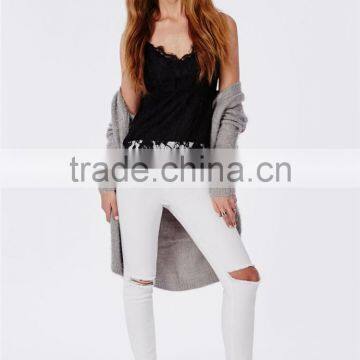 2015 Hot Sale Summer Ladies Lace Cami Top Black photo-5