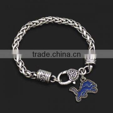 2016 Twist Chain Bracelet Custom MOM Heart Charm Bracelet Fashion Style Clasp Bracelet for Mother's Day photo-5