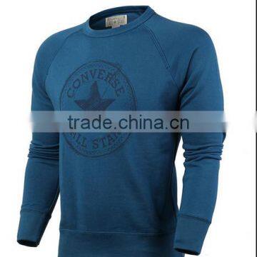 New High Quality Men's Blue Regular Slim Fit Jumper Sweatshirt Made IN China
