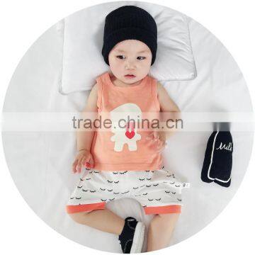 S17060A New Causal Elastic Waist Baby Shorts photo-3
