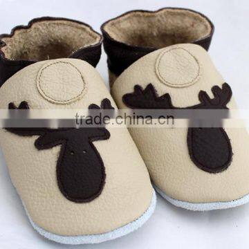 Lightning Pattern Soft Sole Genuine Leather Shoes for Baby photo-6
