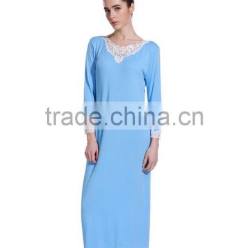 Top quality seamless fashion dresses with lace decoration