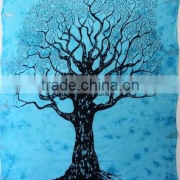 Hippie Tapestry Mandala Tapestry Wall Hanging Sky Blue photo-5