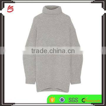 High Quality Turtle Neck Oversized Cashmere Sweater Women's