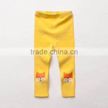 Wholesale long cotton printed kids girl leggings