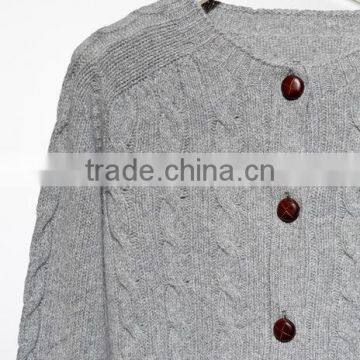 New Design Woolen Knitted Women Sweater Cardigan photo-5