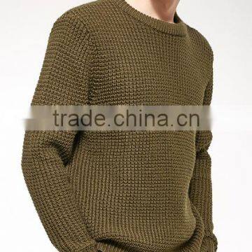 Oem Factory China Clothing 100% Cotton Fashion Crewneck Sweater for Men