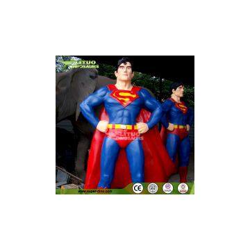 Theme Park Playground Superman FRP Sculpture Price for Sale