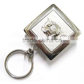 Cool Ruthless Style Silver Retractable ID Badge Reel