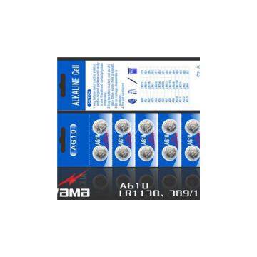 AG10 Alkaline Button Cell Battery