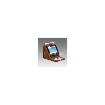 Desktop Ticket Vending Kiosk Singage LCD Display With Metal Keyboard