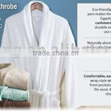 Eco-friendly bamboo bathrobe