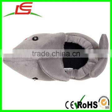 Wholesale Novelty Boys Light-Up Eyes Shark Plush Slipper photo-5