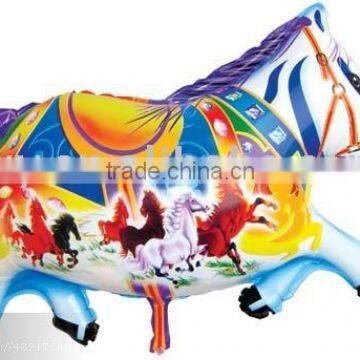 Fashion walking animal shaped aluminium foil helium balloon