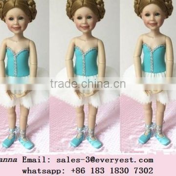 Fairy bjd girl dolls with blue outfits wholesale