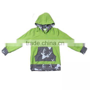 Fashion custom infant/toddler t-shirts kids wholesale hooded skirts with pocket baby girl t-shirts