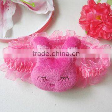 rose lovely rabbit baby bow hair bands