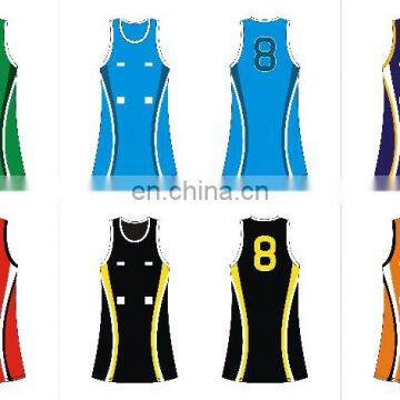 sublimation newest custom netball jersey