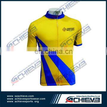 team / club unisex bicycle jerseys sublimation cycling shirts