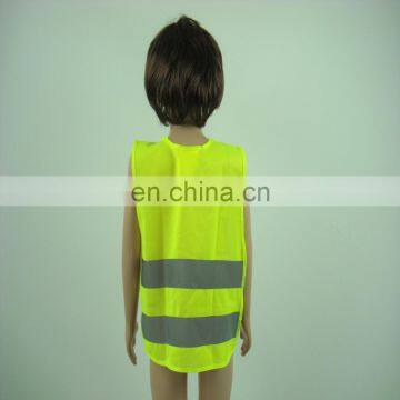 Wholesale High Visibility Reflective Purple Pink Blue Yellow Child Safety Vest photo-3