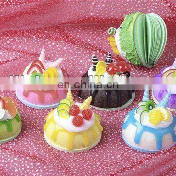 Simulation Food Artificial fake cake pvc Fridge Magnets MF-0057