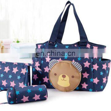 fashion 5pcs high quality diaper bag