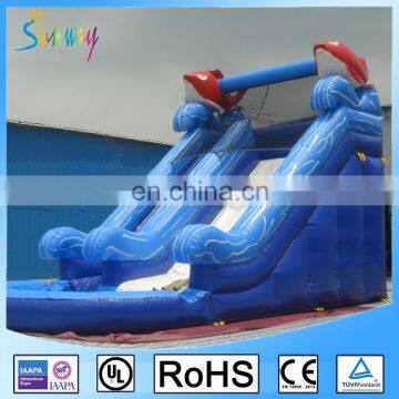 2017 Hot Sale Commercial Grade Inflatable Water Slides with Pool for Sale