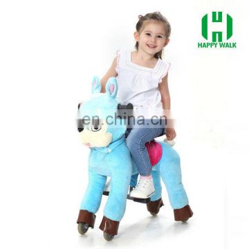 HI EN71 kids walking pony rides mechanical riding horse toy