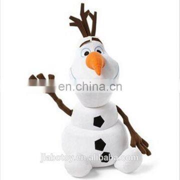 Snowman plush toy with smile chiristmas day gift for kids custom stuffed toy , snoman plush toy