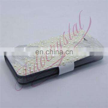 Aidocrystal Pearl Double White Feather Flower Customized Phone Covers for Huawei P9 Lite photo-5