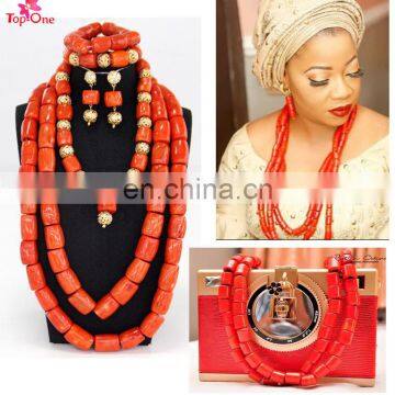 Handwork design Costume African Jewelry Sets High Quality Fashion Jewelry for African wedding and party