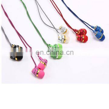 Crackle Wired Earphones 3.5mm Serpentine Braided Cable Headset With Mic for Intelligent Mobile Phone photo-3