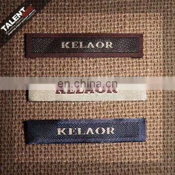 Custom Brand Name Logo Garment Main Woven Private Label photo-2