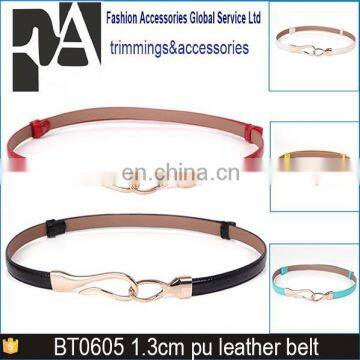 Wholesale High Quality Genuine PU Leather Gold Belts for Men photo-6