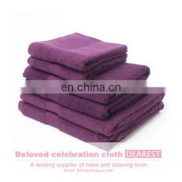 Hot Sale 100% Cotton Purple Towel Wholesale photo-2