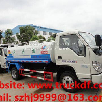 High Quality and Competitive Price Forland Brand 1300gallons Water Tank Truck for Sale