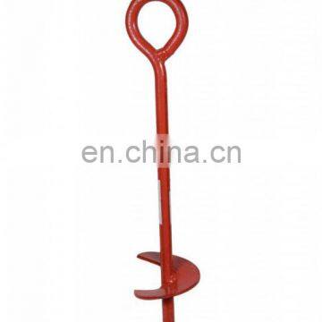 forged galvanized earth anchor