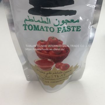 sachet tomato paste