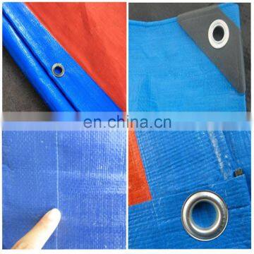 dual color edgefold hdpe tarpaulin,prime grade plastic canvas