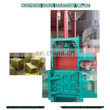 Hydraulic carton compress baler machine/cardboard baling press machine/waste paper baling baler machine